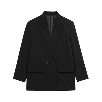 Levoire | Blazer Élégant Avec Des Manches Longues Et Un Design Structuré Noir