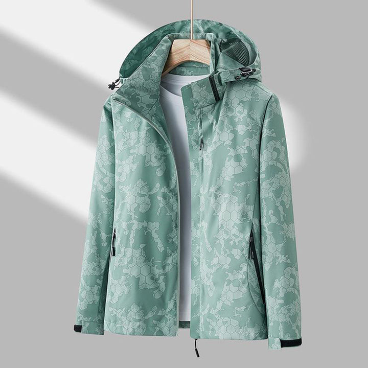 Levoire | Veste Pratique Avec Capuche Pour Femmes Vert