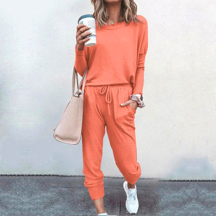 Levoire | Ensemble Deux Pièces Confortable Orangé