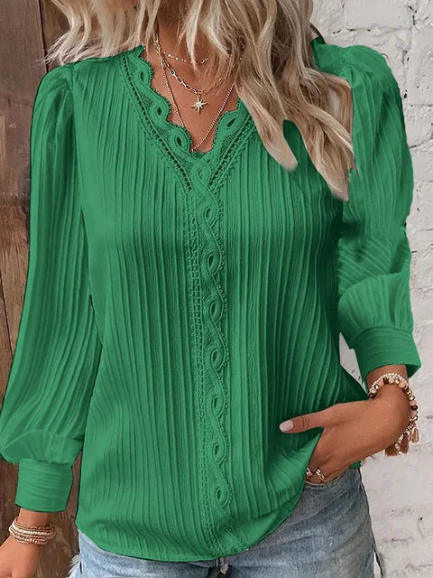 Levoire | Blouse Oversize Avec Allure Mode Vert