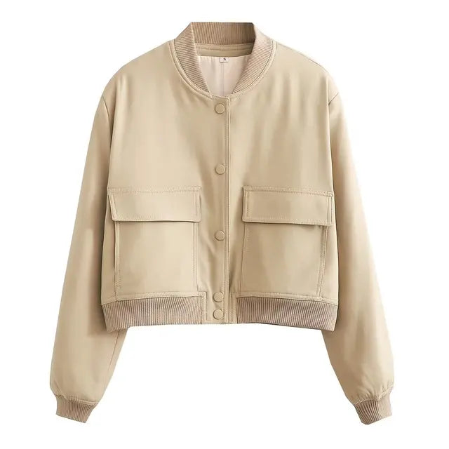 Levoire | Veste Bomber Élégante Khaki