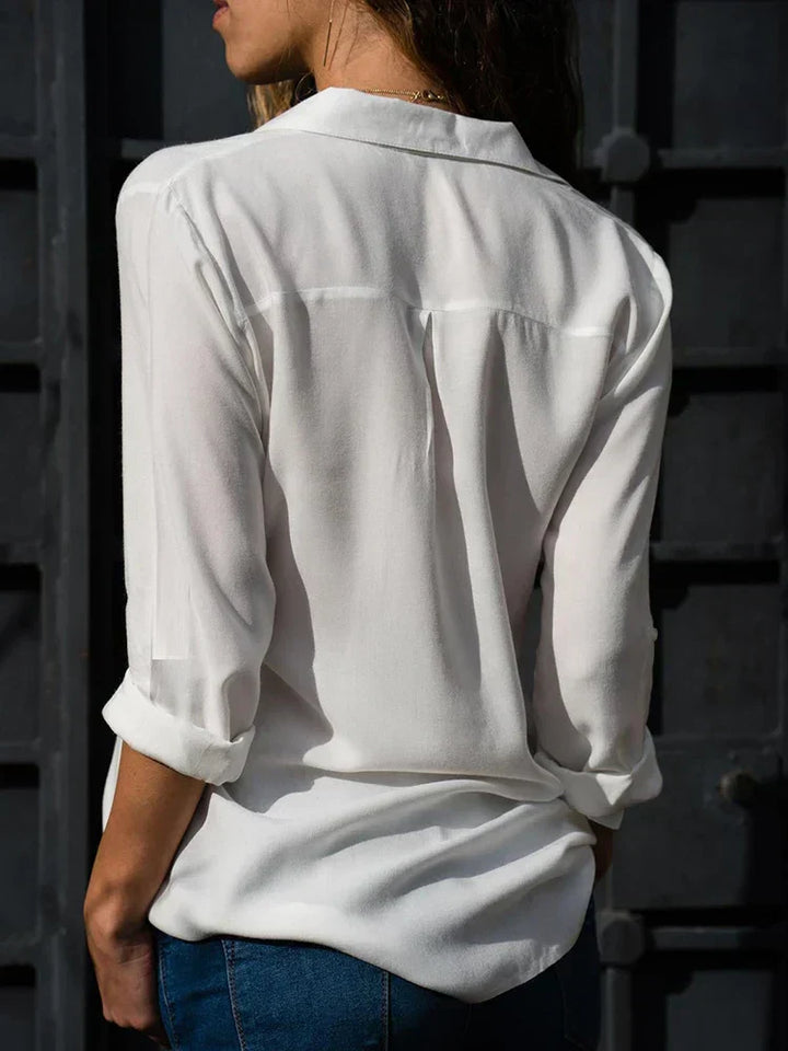 Levoire | Blouse Raffinée Avec Décolleté En V