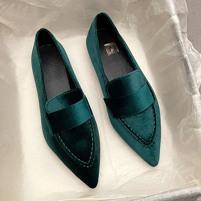 Levoire | Chaussures En Dentelle Pour Femmes Vert