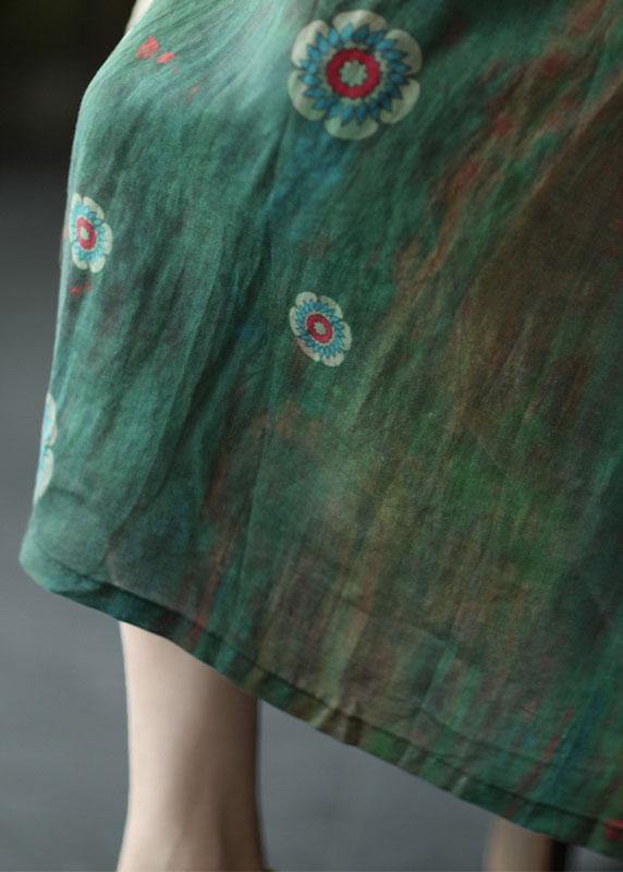 Levoire | Jupettes En Lin De Motif Mustankukka, Taille Élastique, Été