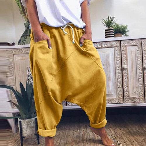 Levoire | Pantalons Harembux En Coton Élégants