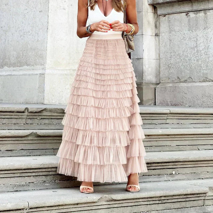 Levoire | Jupe Maxi Pour Femmes Rosa