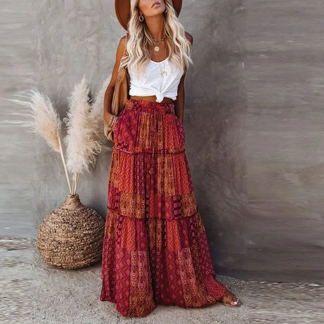 Levoire | Robe Maxi Intemporelle & Élégante Rot
