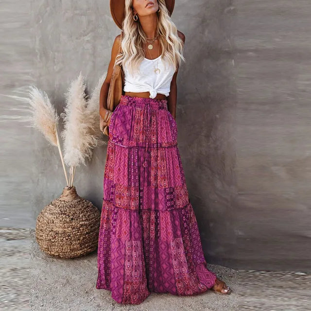 Levoire | Robe Maxi Intemporelle & Élégante Lila