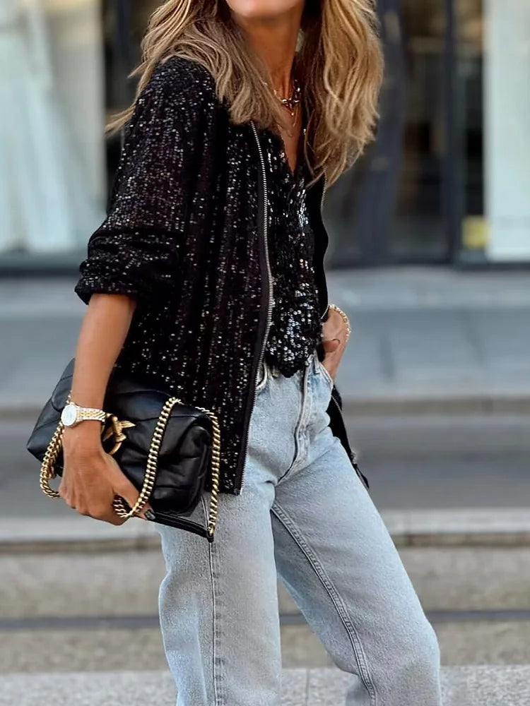 Levoire | Vêtements D'Intérieur Vestes Avec Encolure O Et Sequins