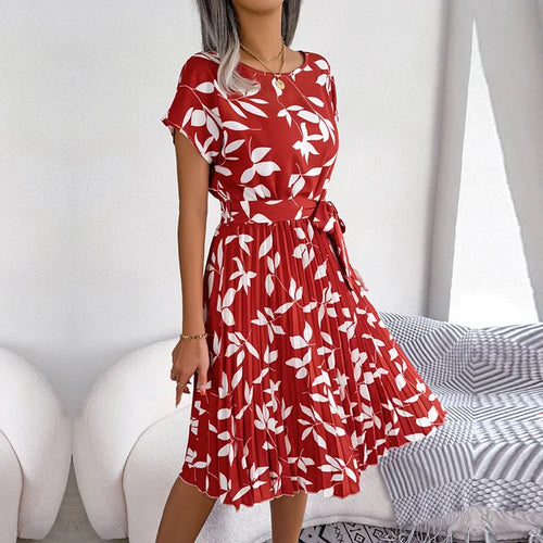Levoire | Robe D'Été Bleue À Motif Floral
