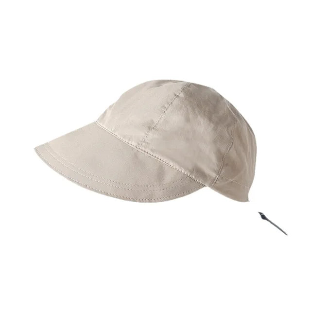 Levoire | Chapeau de soleil en coton avec style élégant et protection UV pour femmes Beige 2