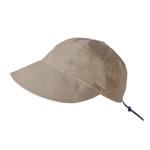 Levoire | Chapeau de soleil en coton avec style élégant et protection UV pour femmes Kaki 2