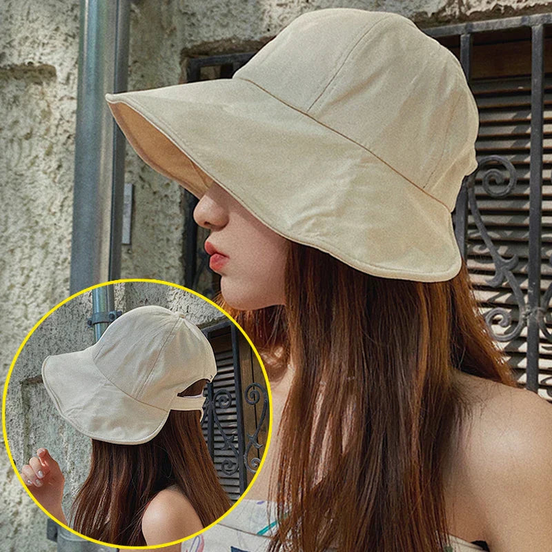 Levoire | Chapeau de soleil en coton avec style élégant et protection UV pour femmes