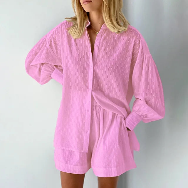Levoire | Ensemble Streetwear Tendance [Haut + Short] Rosa