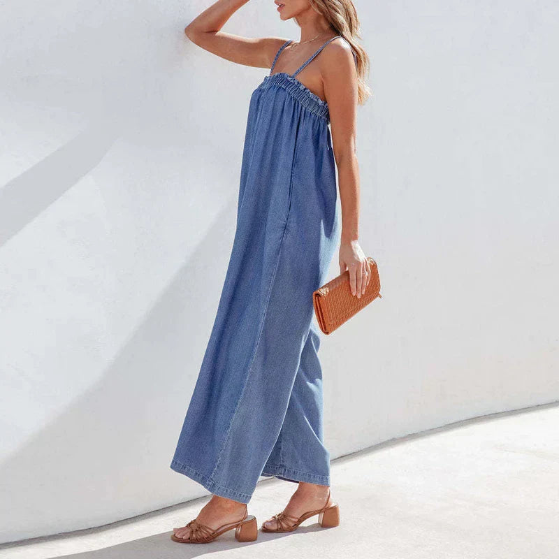 Levoire | Salopette En Denim Pour Un Style Décontracté