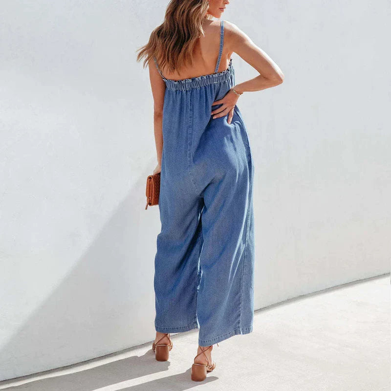 Levoire | Salopette En Denim Pour Un Style Décontracté