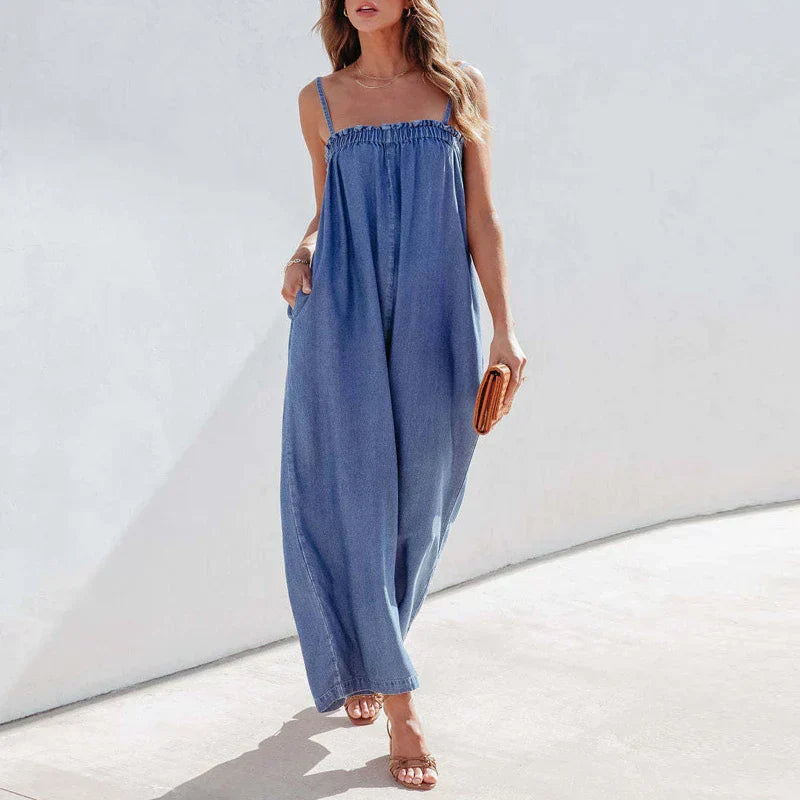 Levoire | Salopette En Denim Pour Un Style Décontracté