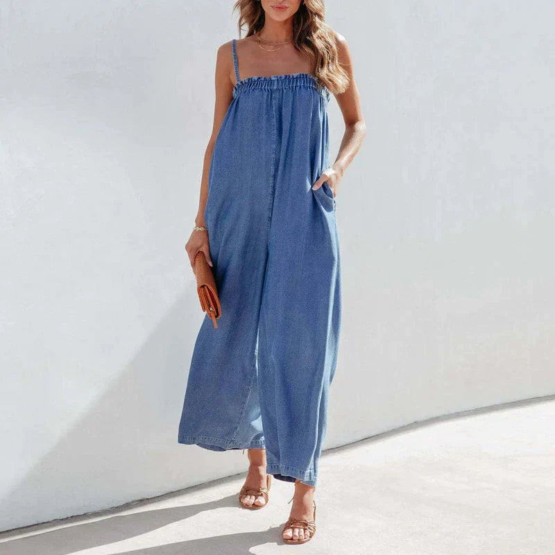 Levoire | Salopette En Denim Pour Un Style Décontracté