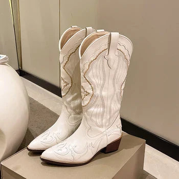 Levoire | Bottes De Cowboy Mi-Hauteur