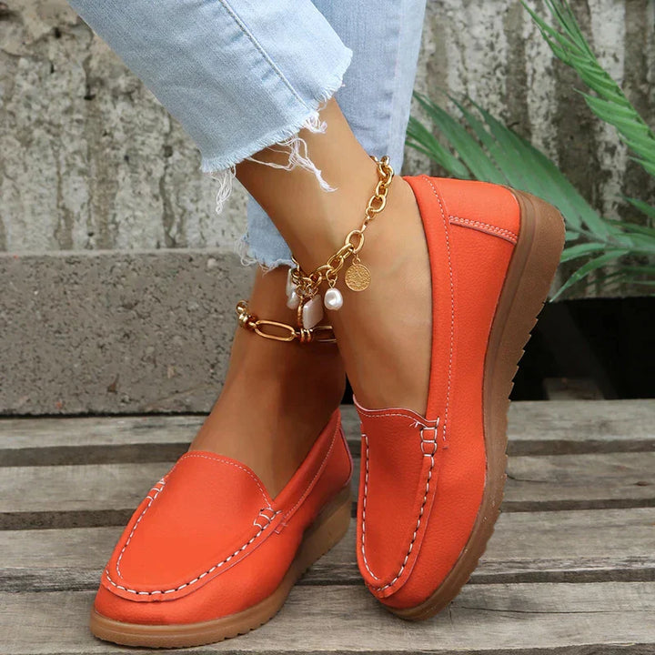 Levoire | Chaussures Plate Pour Femmes Orange
