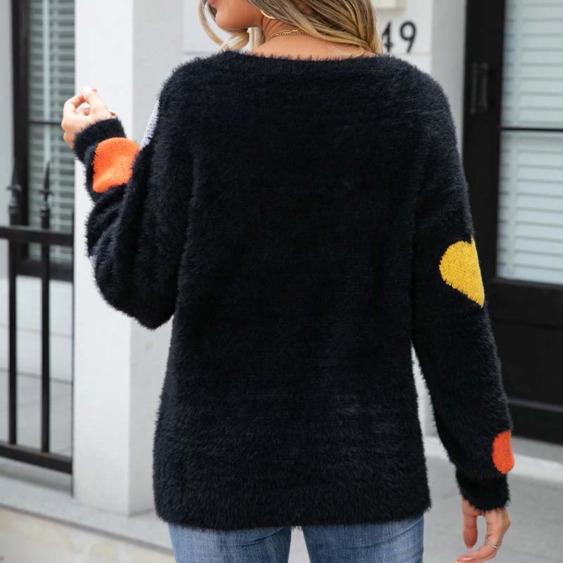 Levoire | En Tricot À Motif Coeur