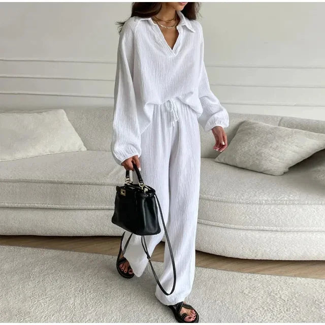 Levoire | Ensemble de printemps à la mode Blanc