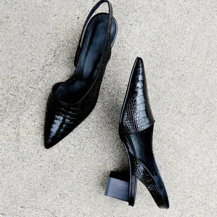 Levoire | Pompes Style Croco Instant Élégance