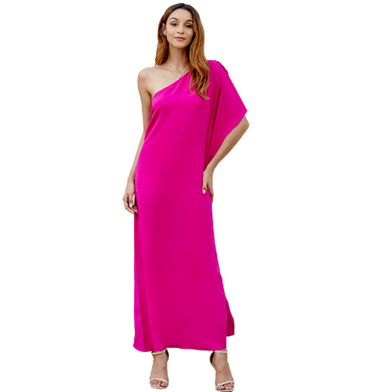 Levoire | Satina Une Robe Midi À Manches Lanternes Épaules