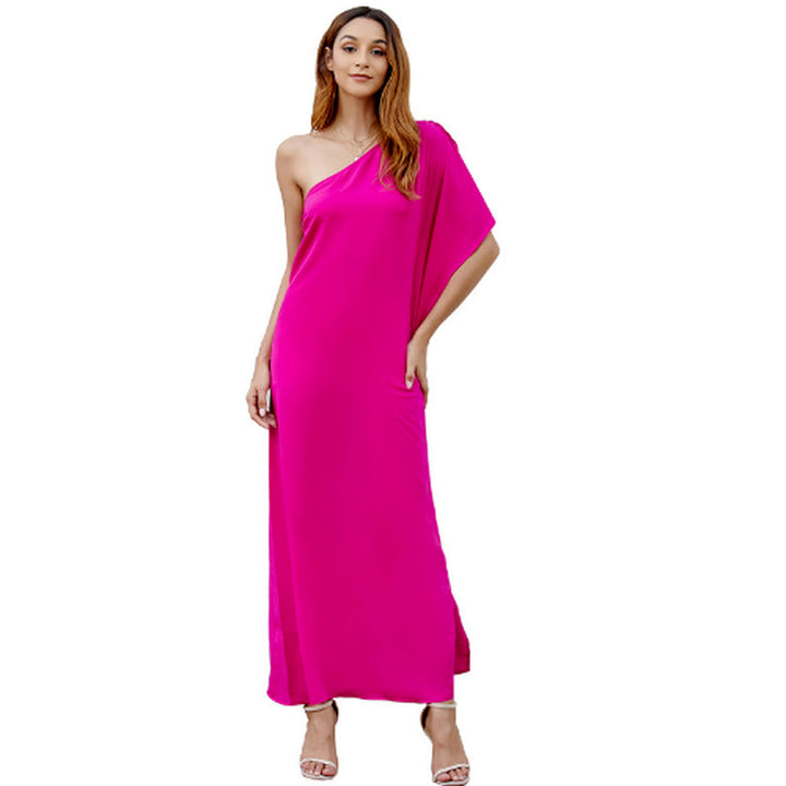 Levoire | Satina Une Robe Midi À Manches Lanternes Épaules