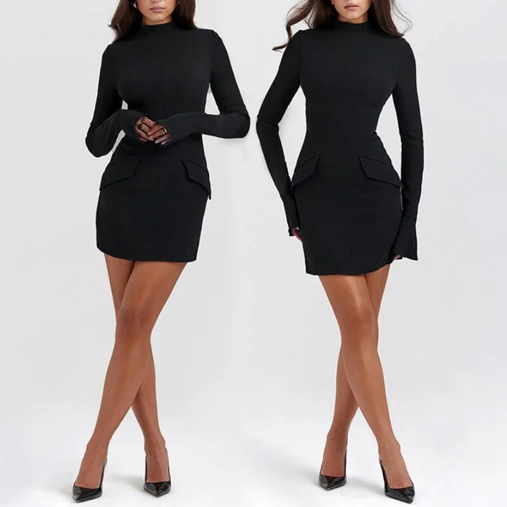 Levoire | Robe Minimaliste De Loisirs Noir