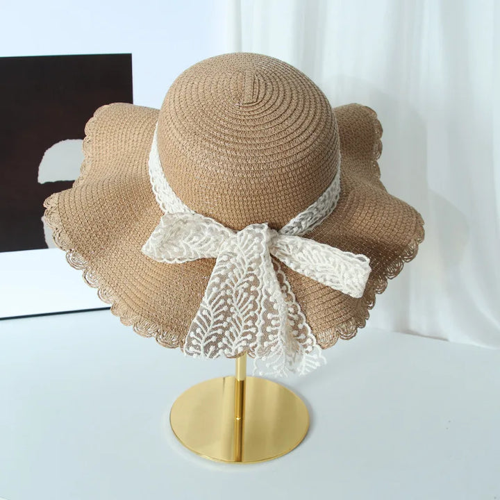 Levoire | Chapeau de Paille Chic avec Style Élégant et Protection Solaire pour Femmes