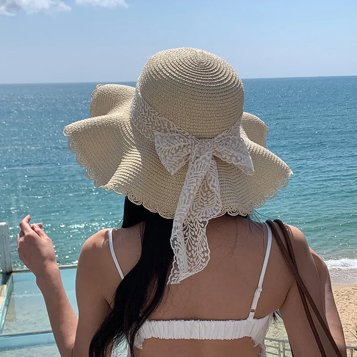 Levoire | Chapeau de Paille Chic avec Style Élégant et Protection Solaire pour Femmes