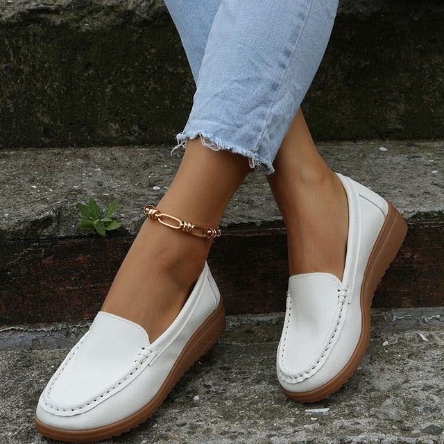 Levoire | Chaussures Vulcanisées Pour Femmes Blanc