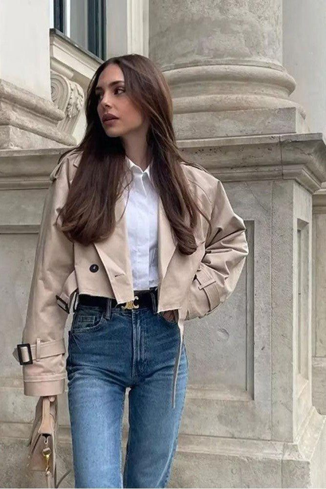 Levoire | Trench-Coat Élégant Avec Bretelles