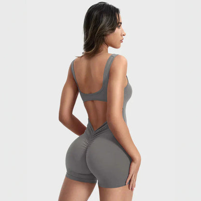 Levoire | Sans Manches Scrunch Bum Combinaison Courte Vêtements De Fitness