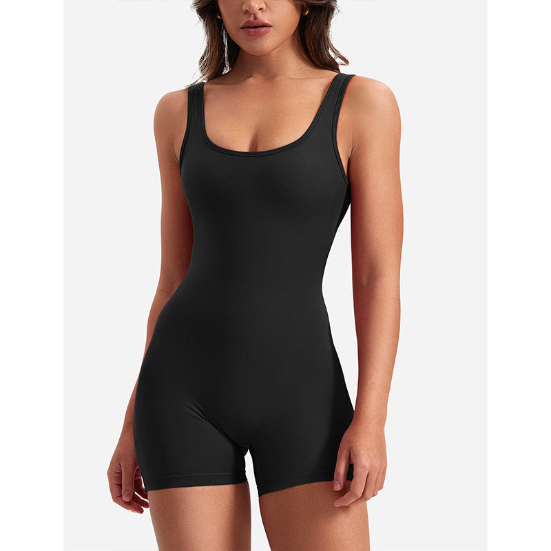 Levoire | Sans Manches Scrunch Bum Combinaison Courte Vêtements De Fitness