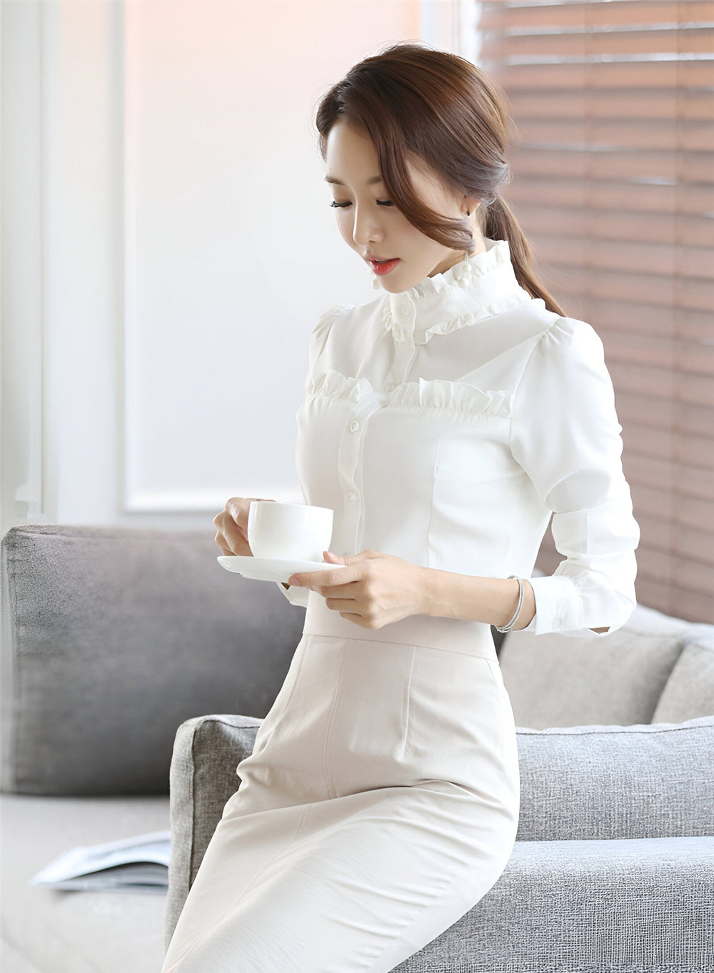 Levoire | Chic Blouse De Printemps