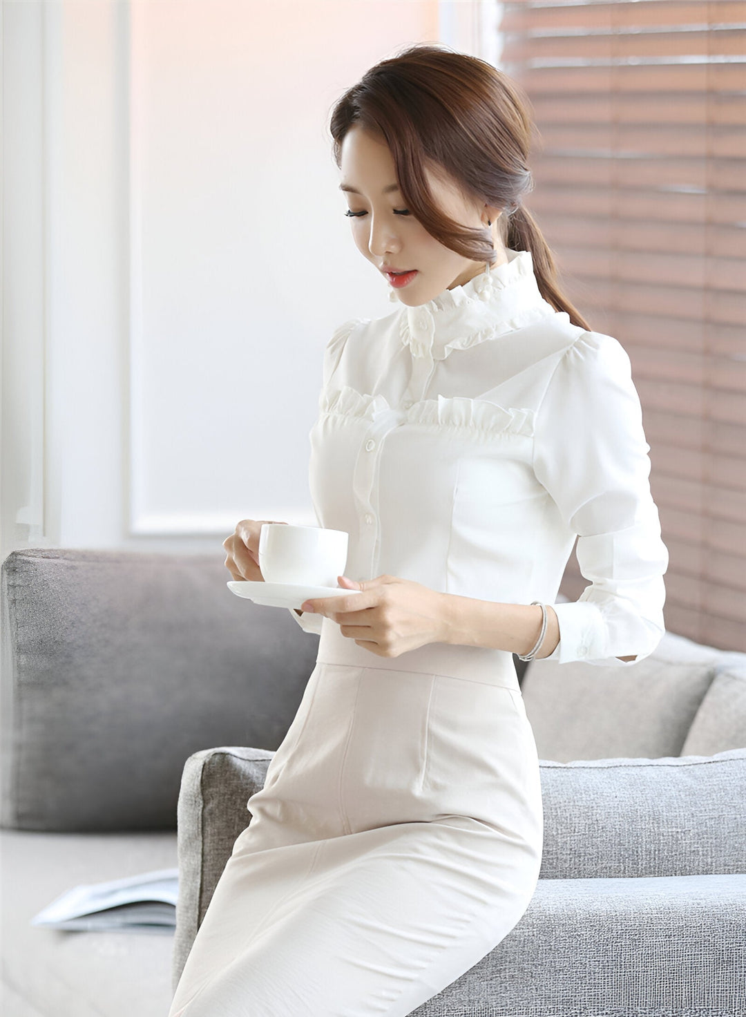 Levoire | Chic Blouse De Printemps