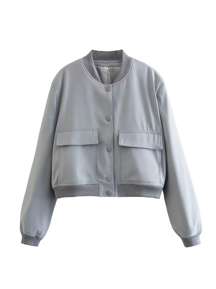Levoire | Veste Bomber Ajustée Gris