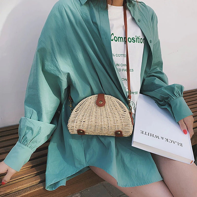 Levoire | Vintage En Paille Demi-Ronde