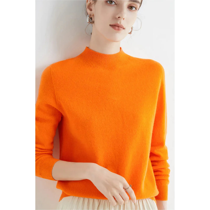 Levoire | Pull En Laine Confortable Pour Femmes Orange