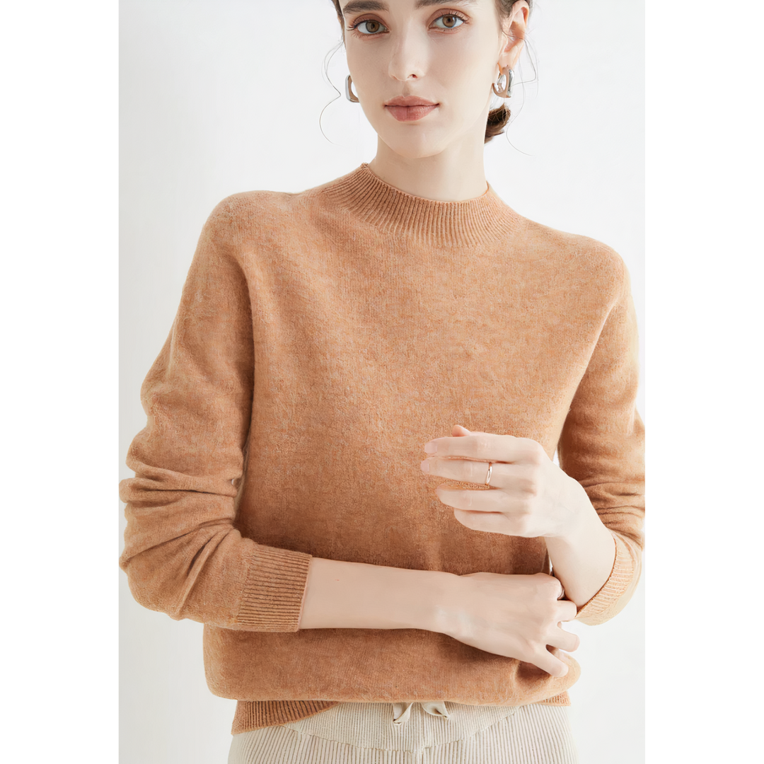Levoire | Pull Femme Avec Sensation De Port Luxueuse Or