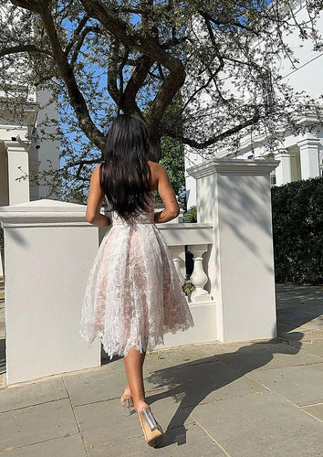 Levoire | Robe De Cocktail Sans Épaules Satin Femme