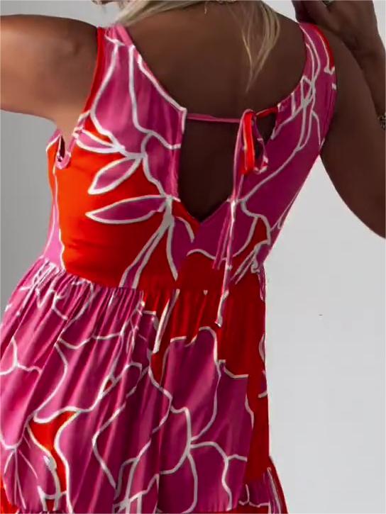 Levoire | Robe Florale Abstraite
