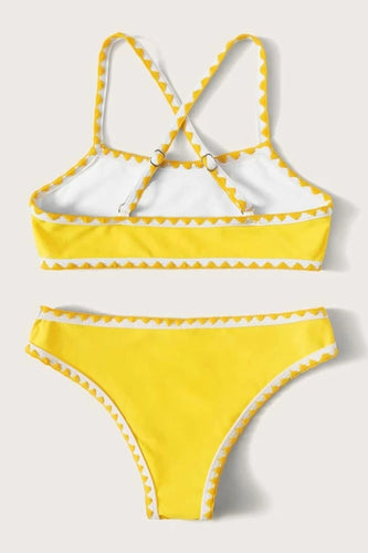 Levoire | Ensemble de bikini à point de croix Whip Stitch