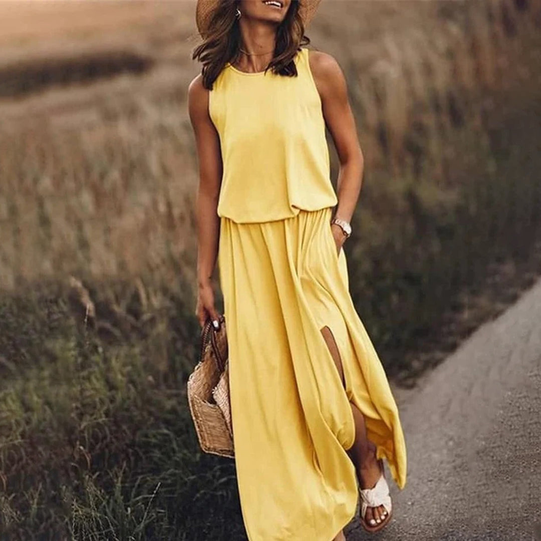 Levoire | Robe D'Été Relaxante jaune