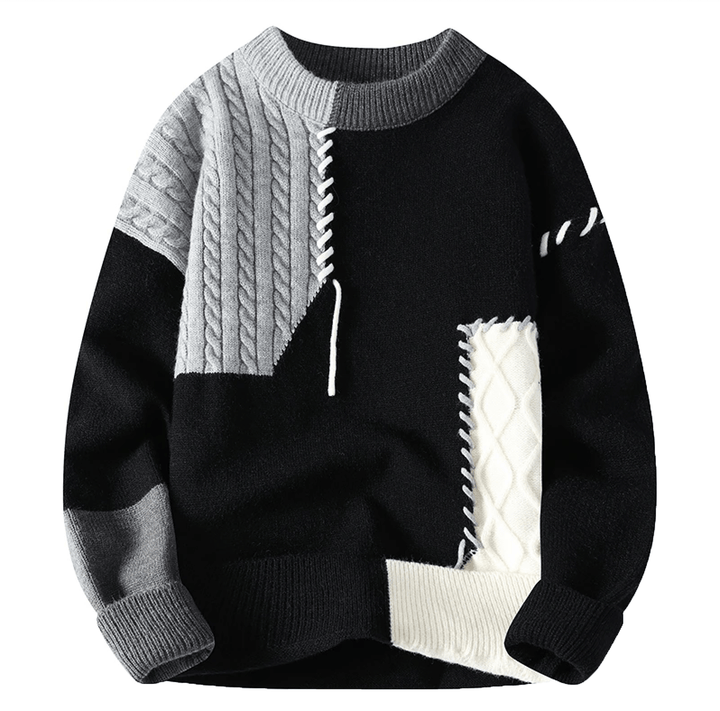 Levoire | Pull En Maille Stylé Au Design Moderne Noir