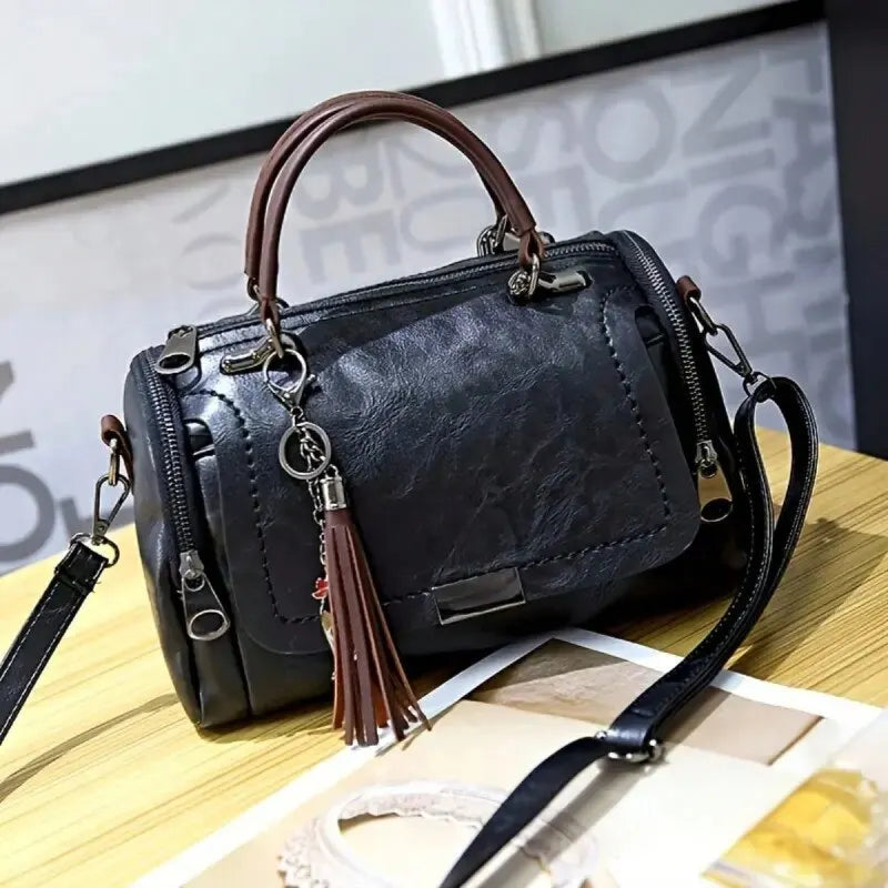 Levoire | Sac À Main En Cuir Rétro Avec Franges Pour Femmes