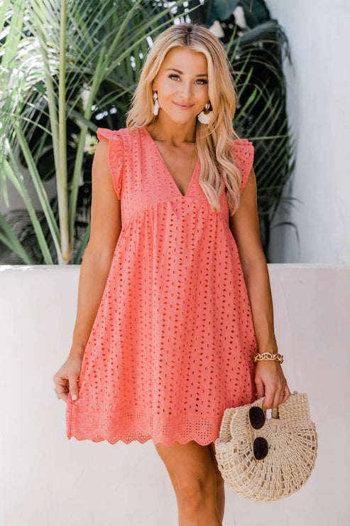 Levoire | Robe courte élégante Corail