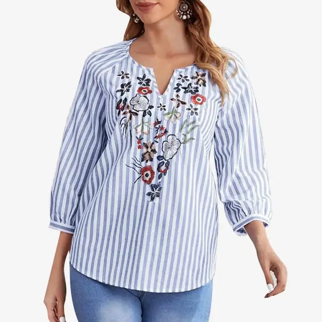Levoire | Chemise Hydrangea De Location Bleu ciel